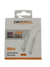 Kabelis USB <-> MicroUSB 1m 3A