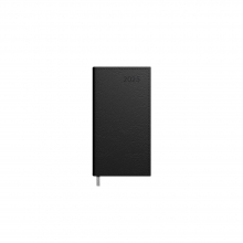 Darbo knyga MIDI MEMORY 90x168mm juoda 2025m