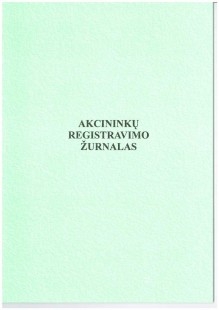 Akcininkų registravimo žurnalas