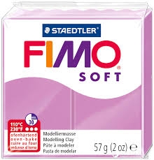 Modeliavimo masė FIMO SOFT 57 g. Nr. 62 levandų spalvos