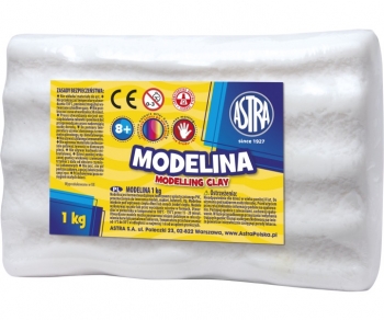 Modelinas kepamas 1kg baltas ASTRA