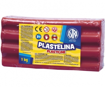 Plastilinas 1kg rožinis ASTRA