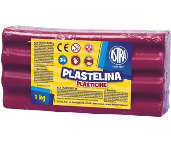 Plastilinas 1kg t.violetinis- purpurinis ASTRA