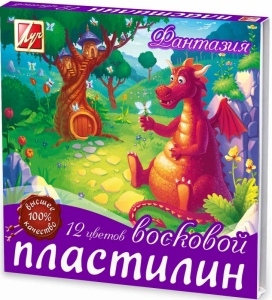 Plastilinas 12sp. Fantazija Luč