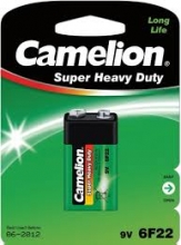 Baterija Camelion Super Heavy Duty 9V (6F22)